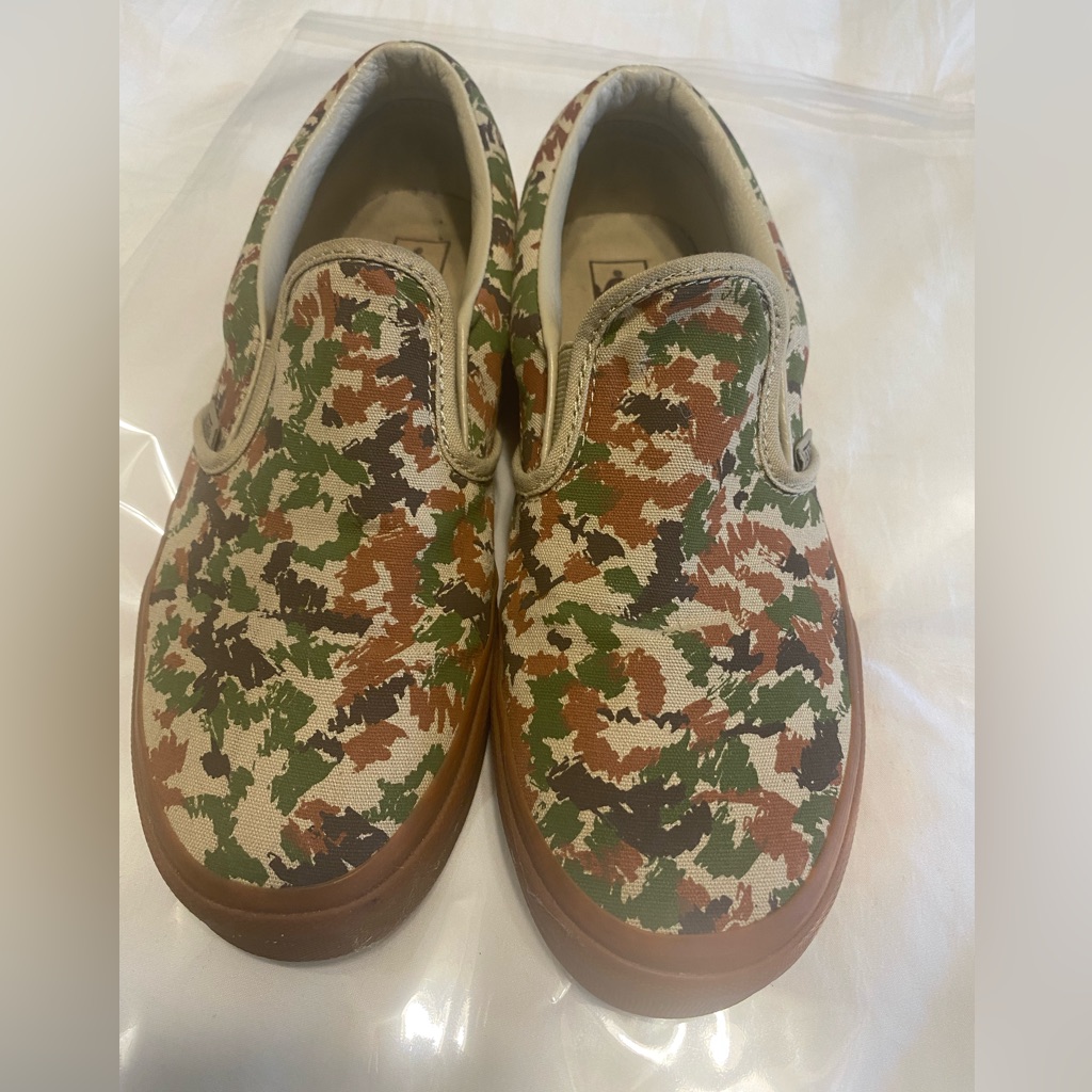 Vans Size 6 1/2 Tan Good Condition